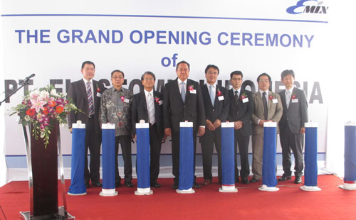 Opening Ceremony of ELASTOMIX INDONESIA Held